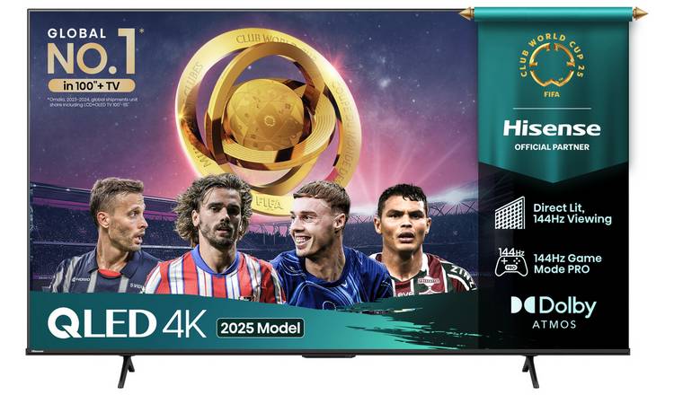 Hisense 65 In 65E78QTUK PRO Smart 4K UHD HDR QLED Freely TV
