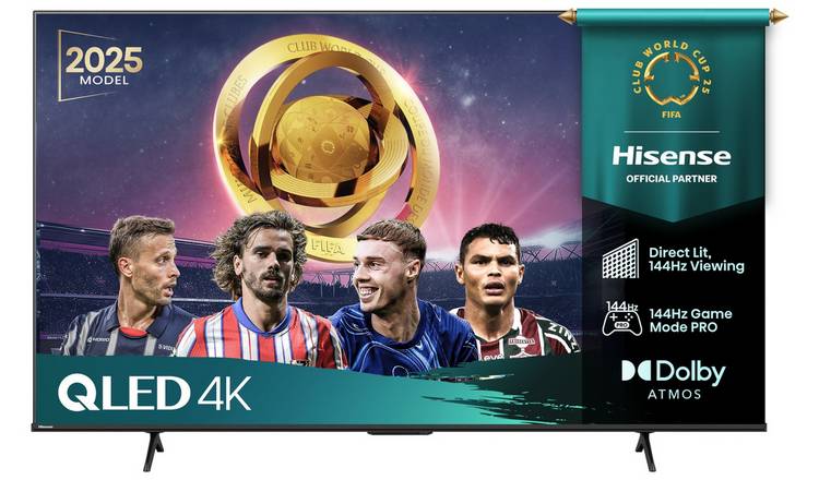 Hisense 85 In 85E78QTUK PRO Smart 4K UHD HDR QLED Freely TV