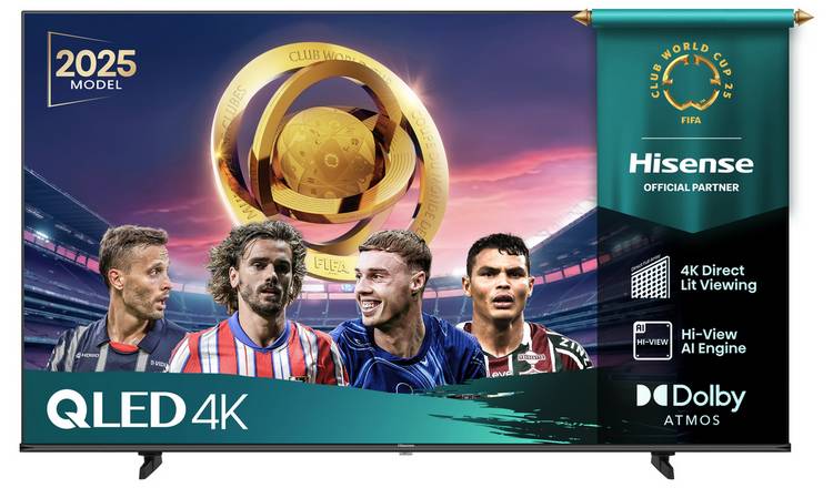 Hisense 65 Inch 65E78QTUK Smart 4K UHD HDR QLED Freely TV