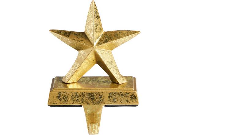 Habitat Gold Star Stocking Hanger