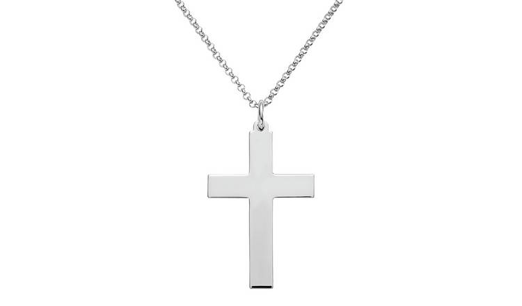 Argos cross sale necklace gold