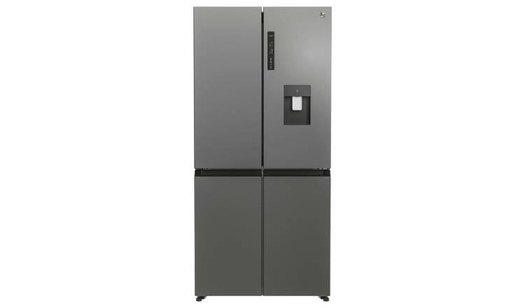Hoover HHCR3818EWPL American Fridge Freezer - Grey