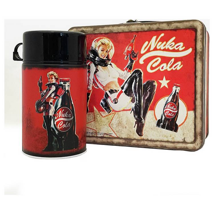 Fallout Nuka Cola Weathered Lunch Box & Flask 0