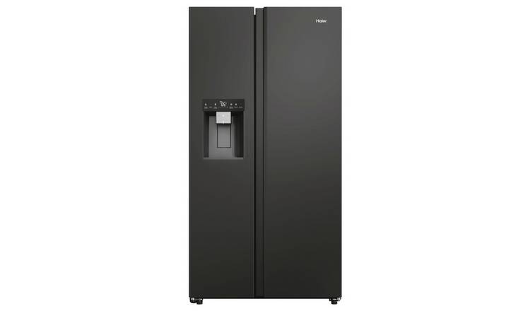 Haier HSW59F18EIPT American Fridge Freezer - Black