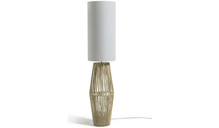 Asda rattan deals floor lamp