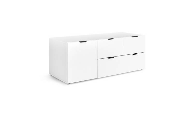 Habitat Zeke 3 Drawer Chest - White