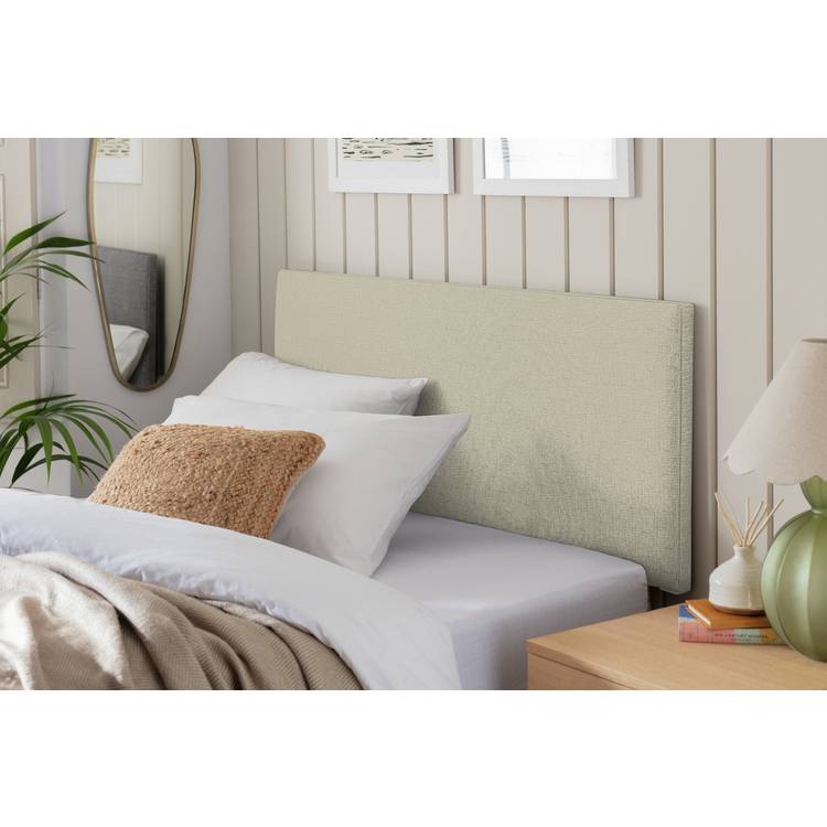 Argos Home Elmdon Fabric Single Headboard - Natural 0