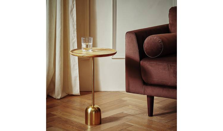 Habitat Jantis Side Table - Gold