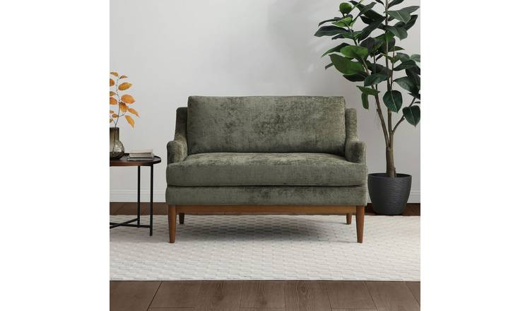 Kyoto Russell Fabric 2 Seater Sofa - Olive