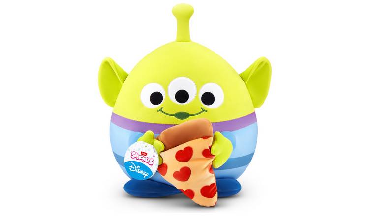 Snackles S1 Disney 14 Inch Alien And Pizza Soft Toy