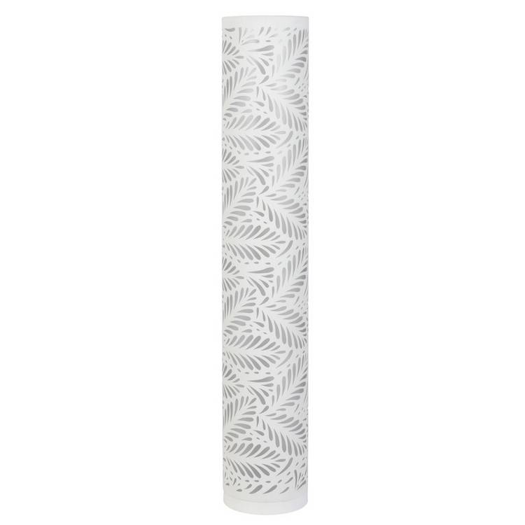 Argos Home Cut Out Leaf Column Floor Lamp - White 0