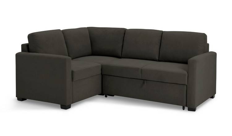 Habitat Reagan Fabric Left Hand Corner Sofa Bed - Charcoal