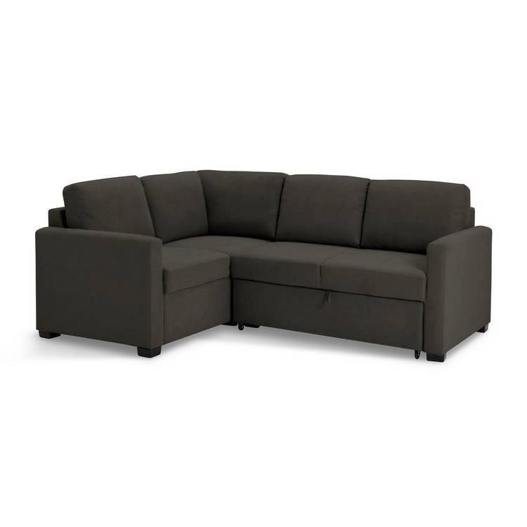 Habitat Reagan Fabric Left Hand Corner Sofa Bed - Charcoal 0