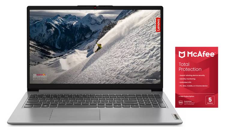 Lenovo IdeaPad 1 15.6in Ryzen 5 16GB 512GB Laptop Bundle