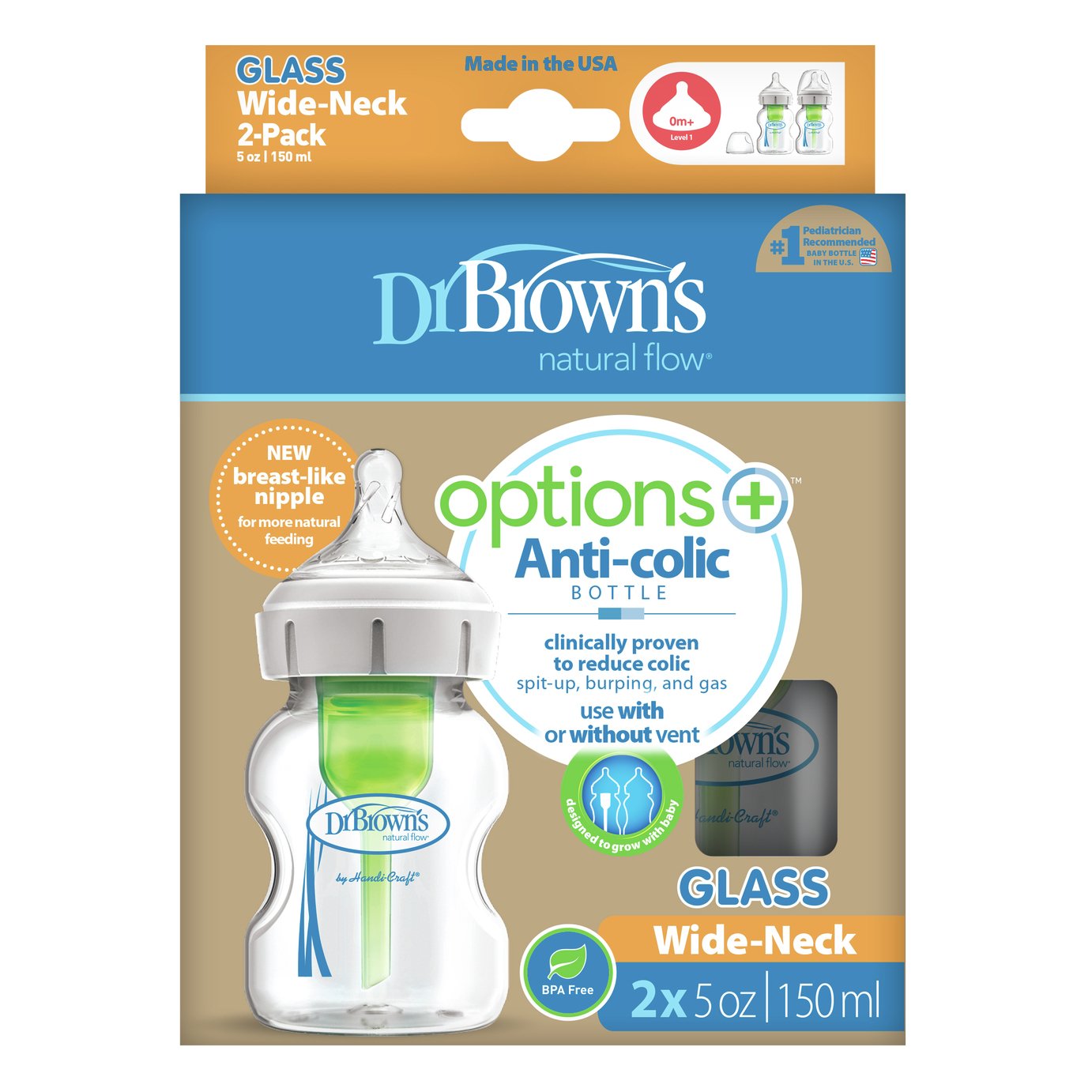 Dr Brown's Options+ Anti-Colic 150ml  Bottle Review