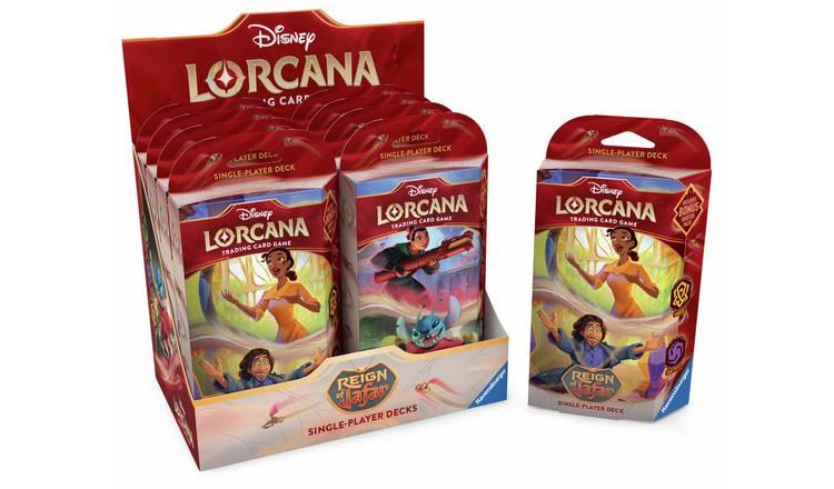 Disney Lorcana TCG Starter Trading Card Deck - Set Of 8
