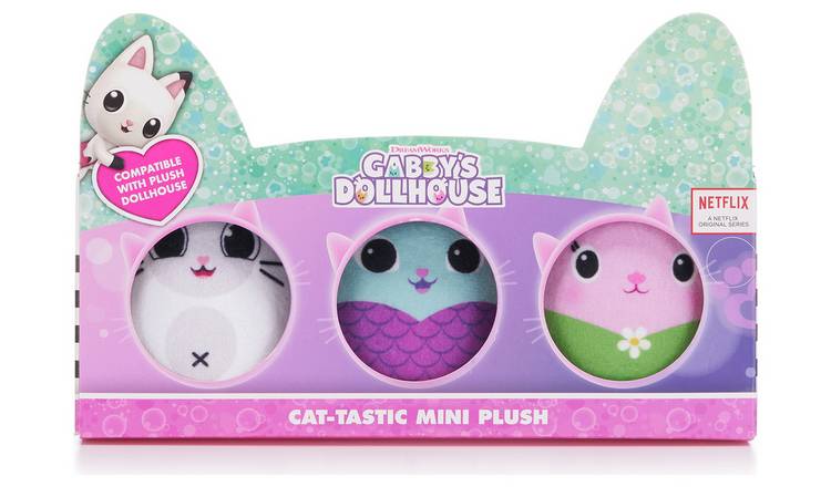 Gabbys Dollhouse Mini Plush Pack of 3