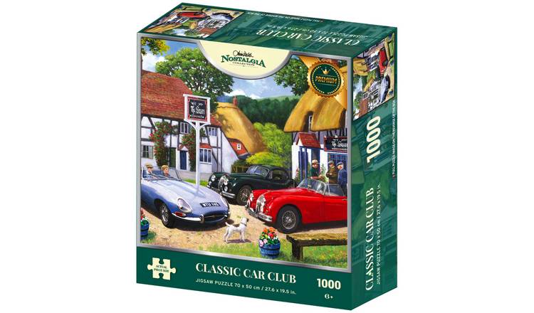 Kidicraft Nostalgia Classic Car Club 1000 Pieces Puzzle