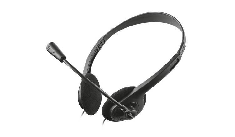 Buy Trust Action Chat Headset Black Laptop And Pc Headsets Argos