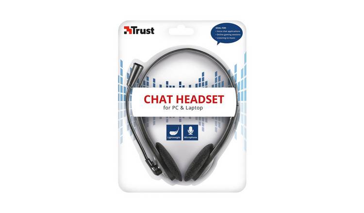 Buy Trust Action Chat Headset Black Laptop And Pc Headsets Argos