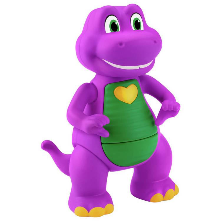 Barney's World Musical Toy Heart Hands Barney Figure 0