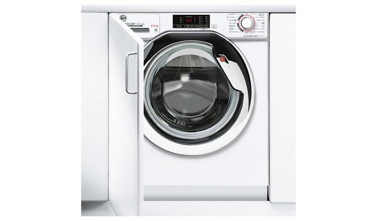 Hoover HBDS 485D1ACE 8/5KG Integrated Washer Dryer - White