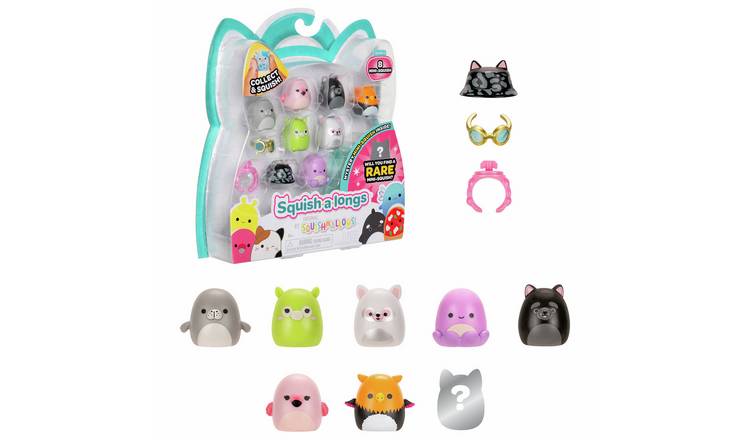 Squish-a-longs Squishmallow Collectibles - Pack Of 8