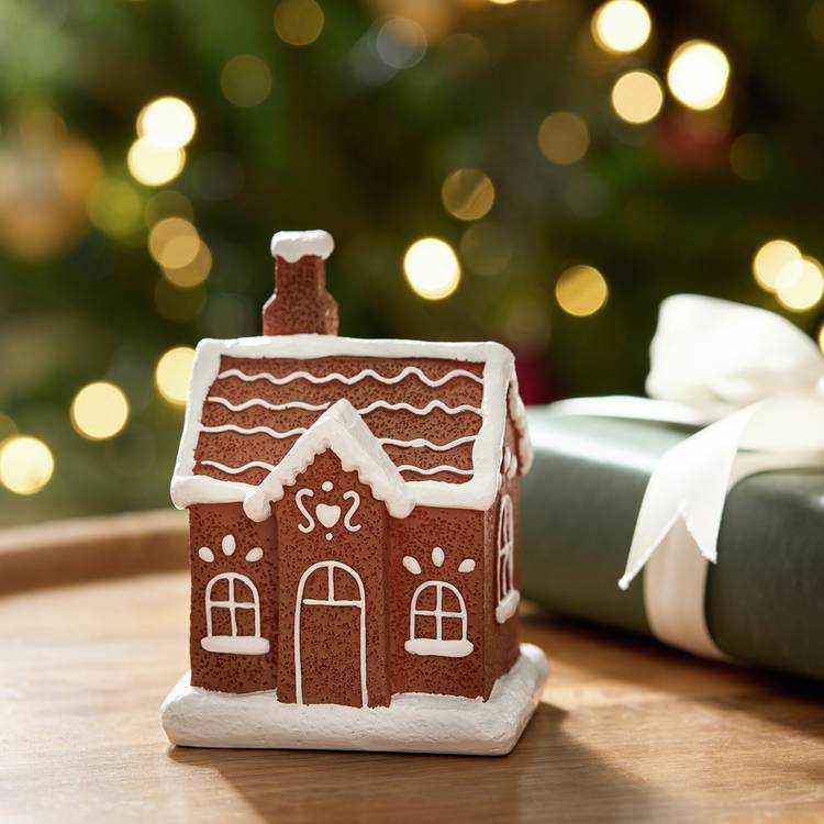 Habitat Gingerbread Cottage Nightlight Christmas Decoration 0