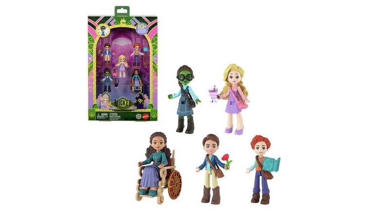Wicked Students of Shiz  5 Small Dolls & Accessories