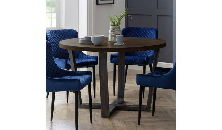 Julian Bowen Brooklyn 4 Seater Dining Table - Dark Oak
