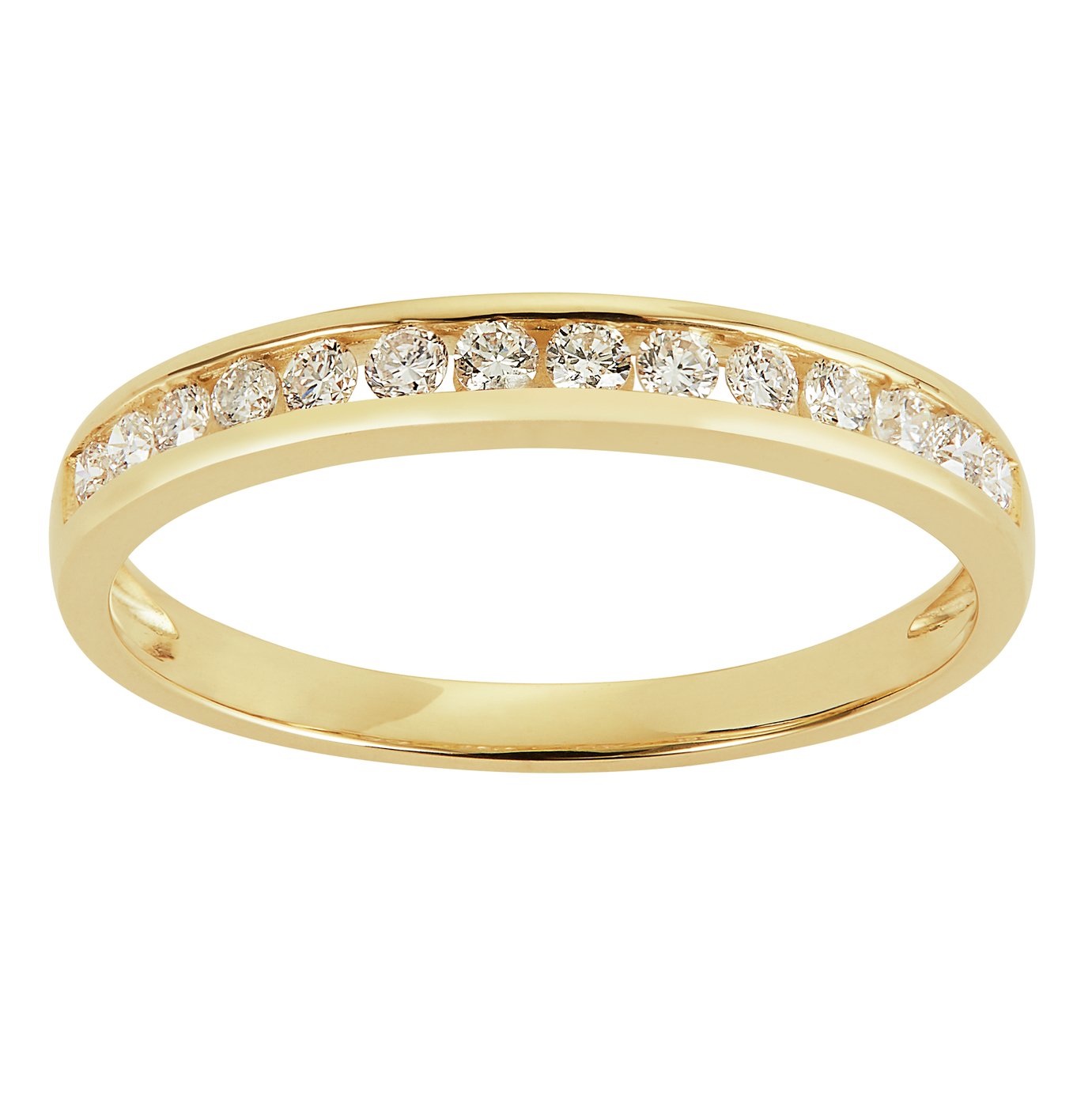 Revere 9ct Gold Diamond Channel Set Eternity Ring Review