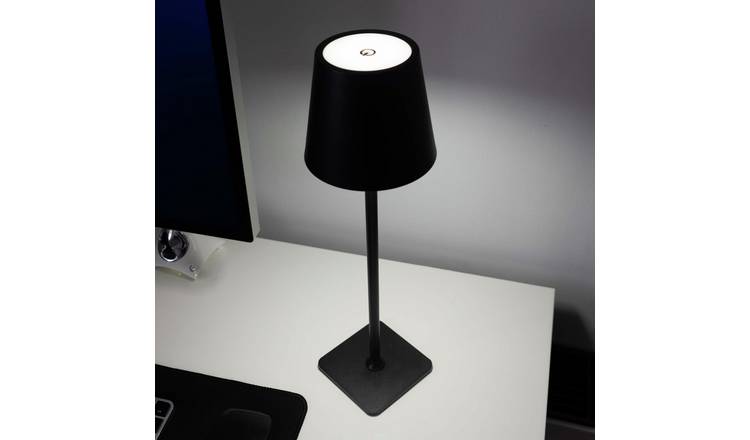 Menkind LED Touch Lamp - Black
