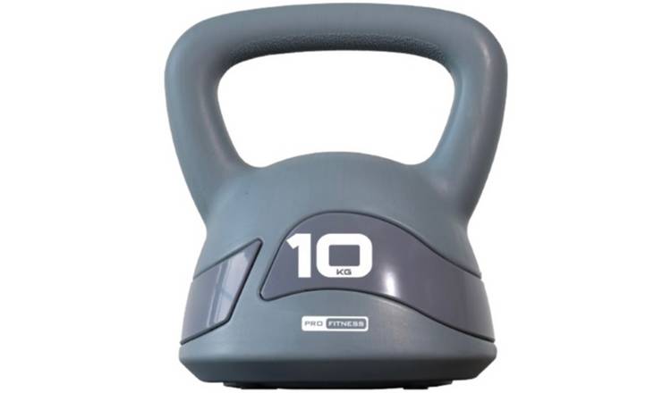 Pro Fitness 10kg Kettlebell - Grey