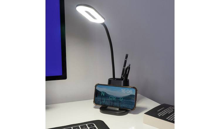 Menkind Wireless Charging Desk Lamp and Tidy