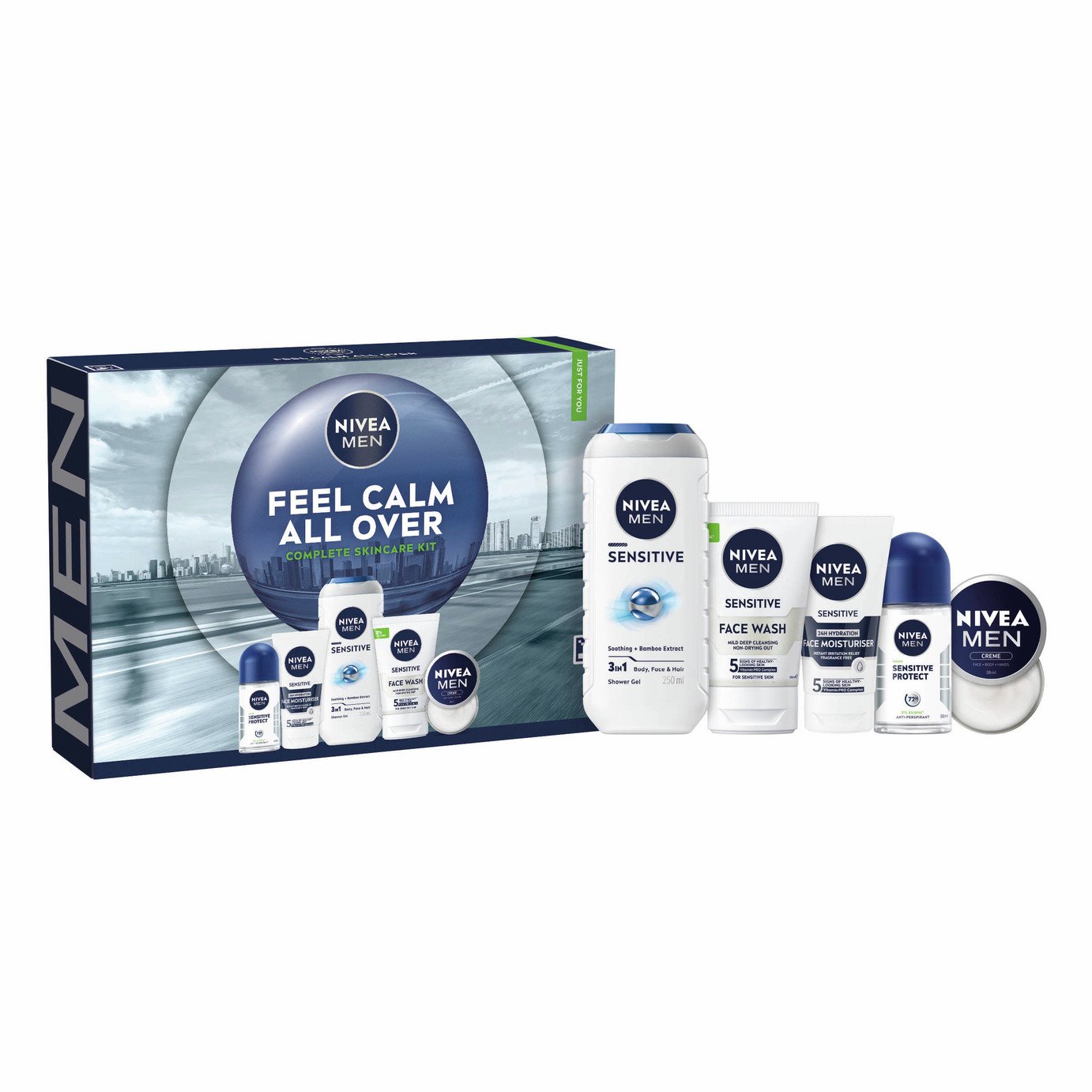 Nivea Men Feel Calm All Over Complete Skincare Kit