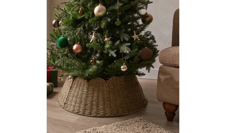 Habitat Woven Seagrass Christmas Tree Skirt