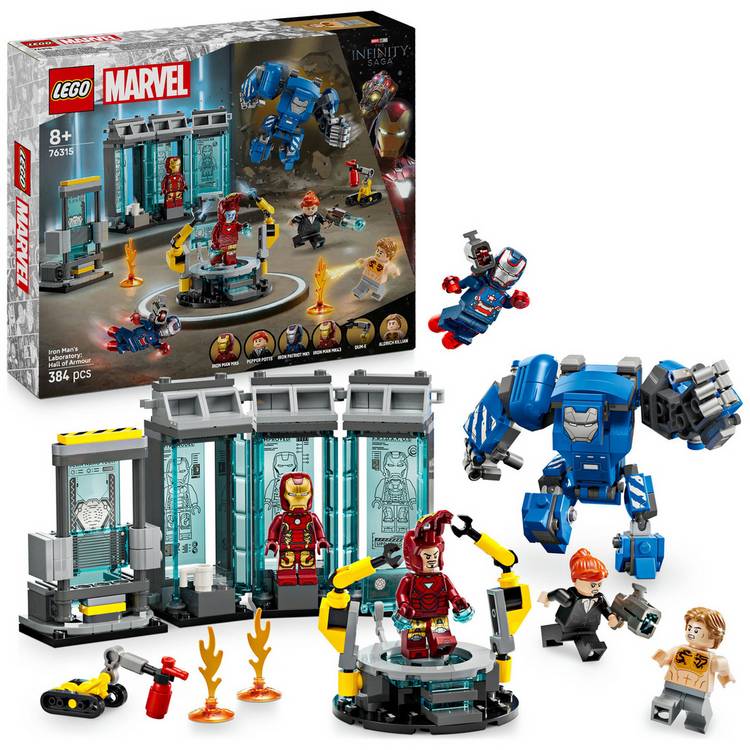 LEGO Marvel Iron Man's Laboratory: Hall of Armour Set 76315 0