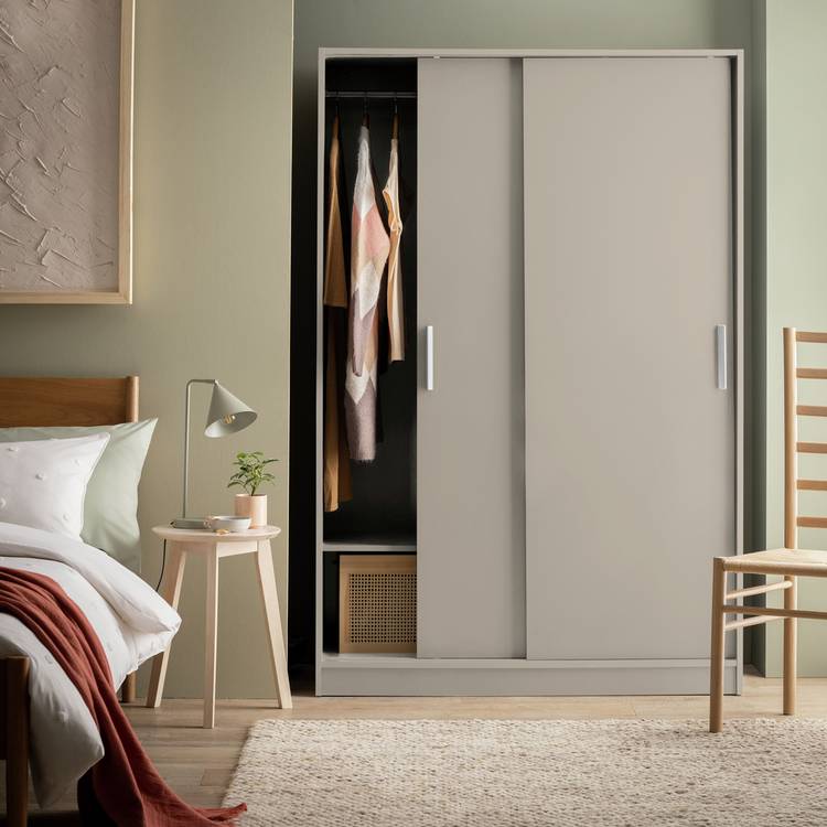 Argos Home Nova 2 Door Sliding Wardrobe - Beige 0