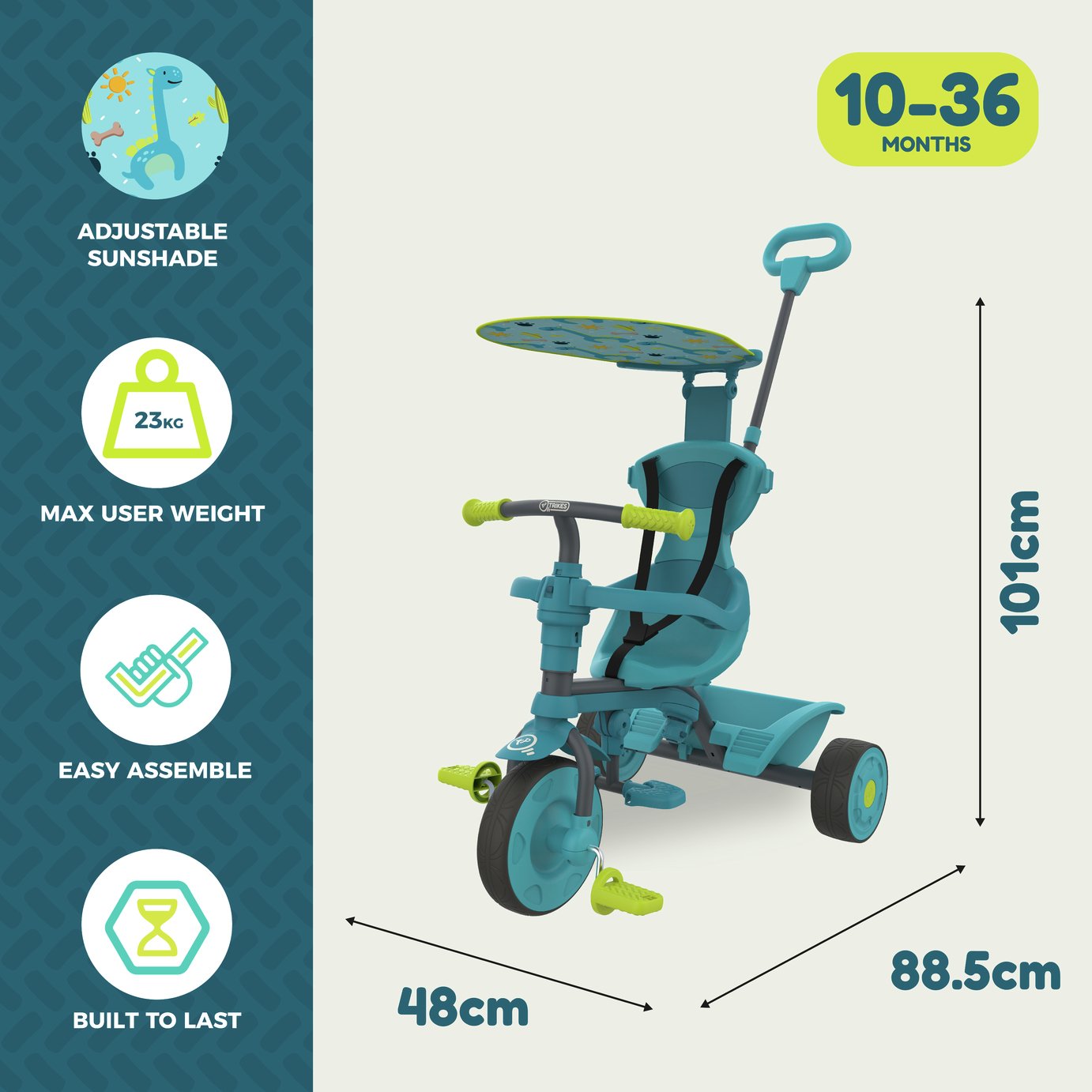 tp 4 in 1 trike