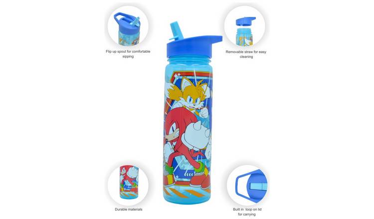 Hox Sonic The Hedgehog Blue Water Bottle - 600ml