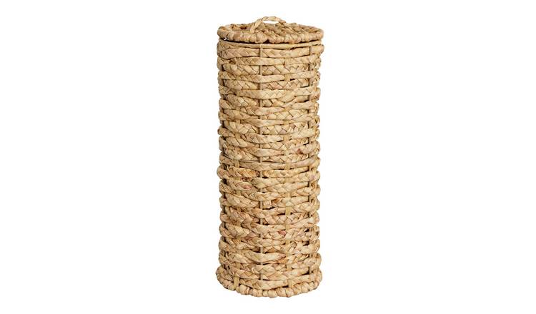 Argos Home Woven Toilet Roll Cylinder Store - Natural