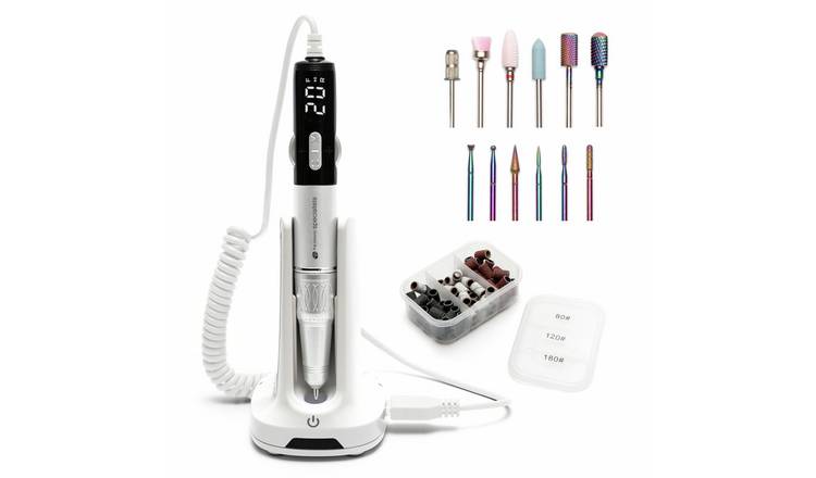 Rio Salon Pro Electric Nail File and Drill Bit Set