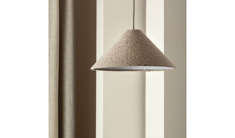 Habitat Cone Taper Natural Easy Fit Lampshade - 40cm