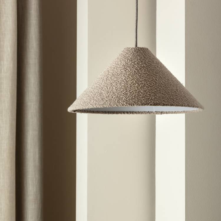 Habitat Cone Taper Natural Easy Fit Lampshade - 40cm 0