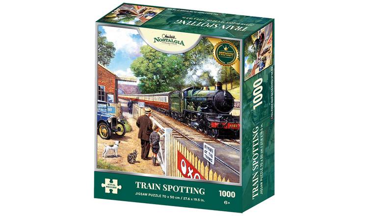 Kidicraft Nostalgia Train Spotting 1000 Pieces Puzzle