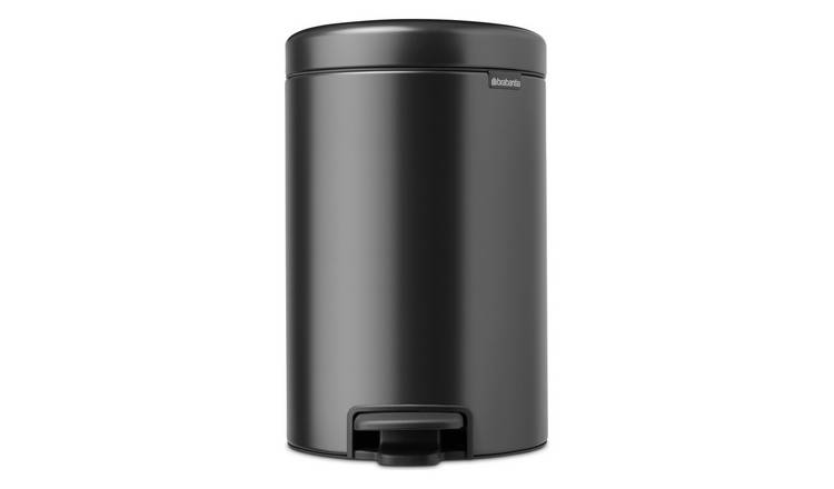 Brabantia 12 Litre New Icon Pedal Bin - Black