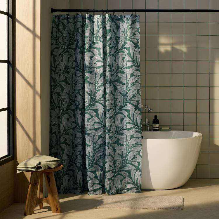 Habitat Global Shower Curtain - Green 0