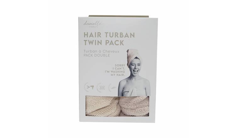 Danielle Hair Turban Twin Pack – Quick Dry