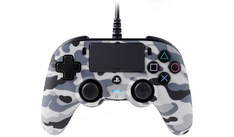 Buy Nacon Official Ps4 Wired Controller Camo Grey Ps4 Controllers And Steering Wheels Argos