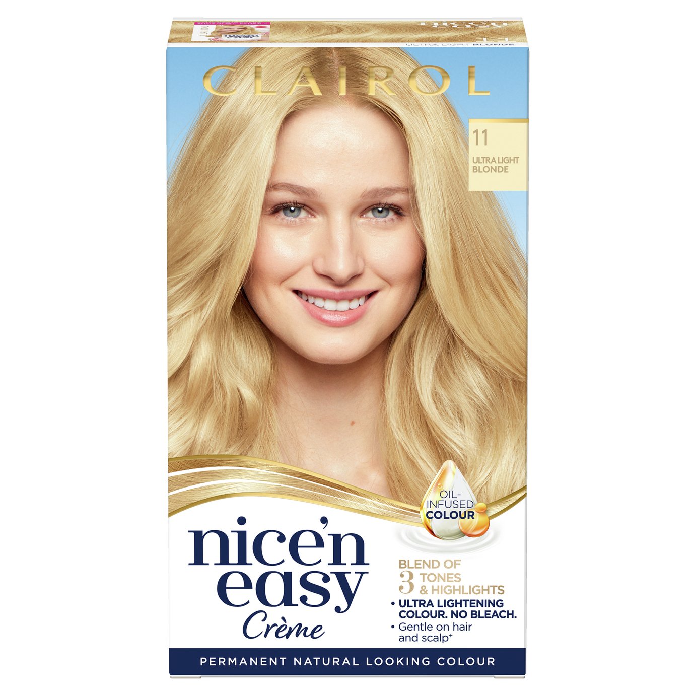 Clairol Nice'n Easy Hair Dye Ultra Light Natural Blonde 11 Review